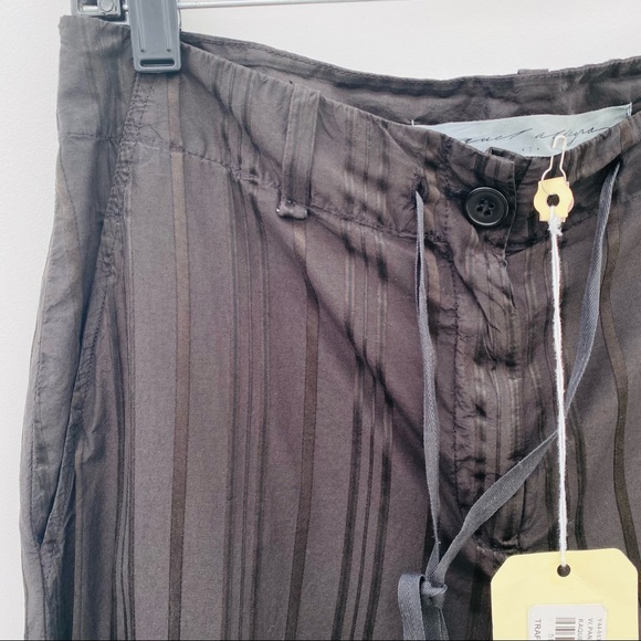 Raquel Allegra silk stripe wide leg pants - Picture 5 of 9